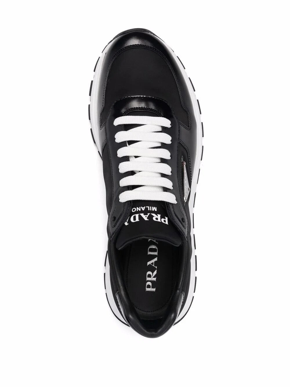 PRADA Sneakers Prax 01 in Re-Nylon e pelle spazzolata