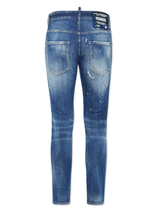 DSQUARED2 DENIM BLU SKATER