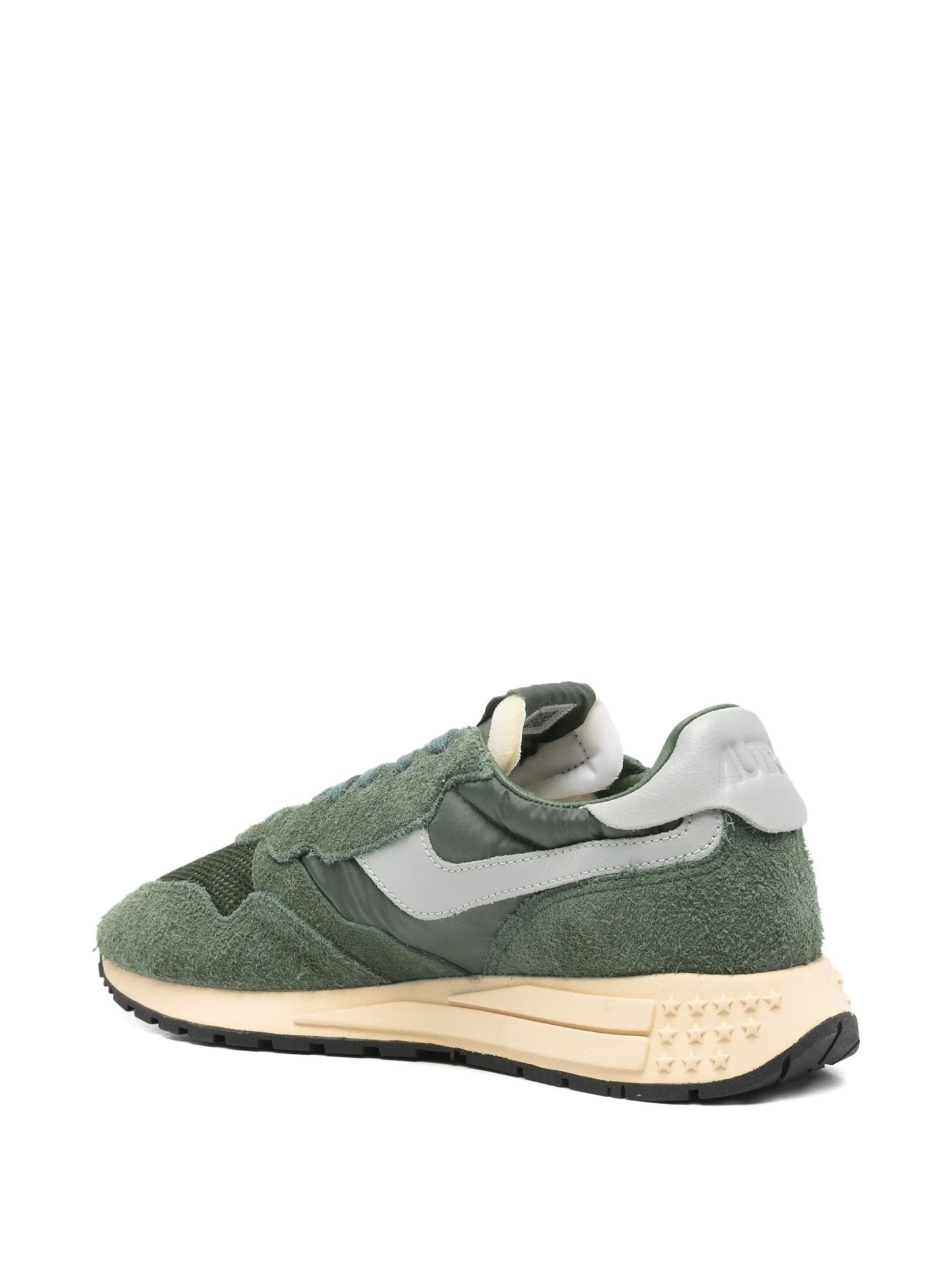 AUTRY SNEAKERS REELWIND LOW IN NYLON E SUEDE VERDE