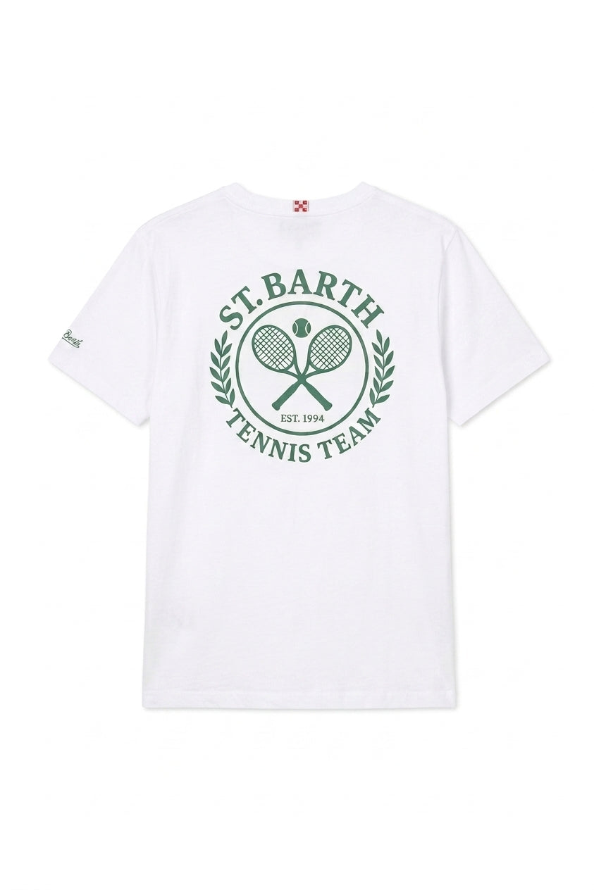 SAINT BARTH T-shirt Portland con stampa Tennis team