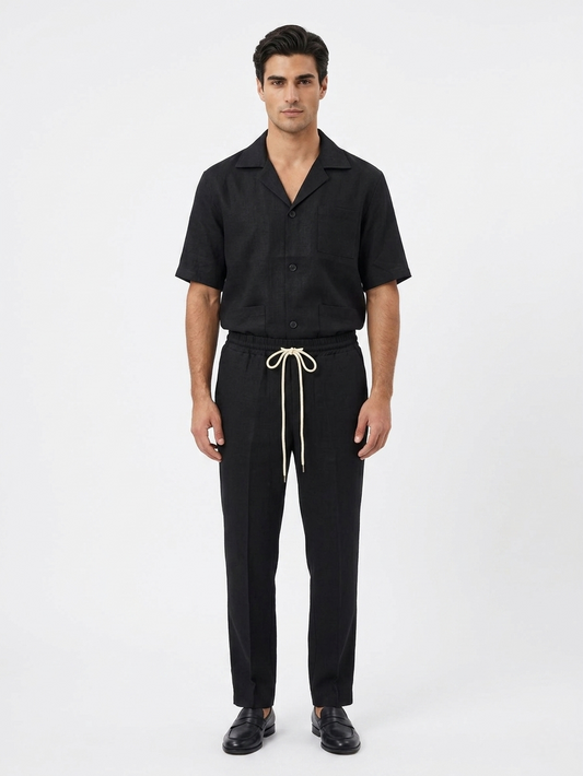 Camicia in lino e viscosa del brand Brian Rush