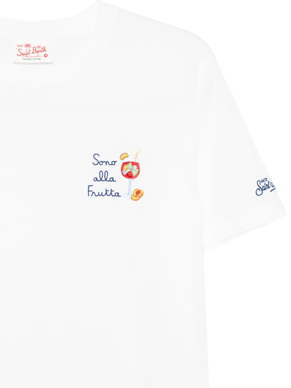 SAINT BARTH T-shirt Portofino con ricamo Sono alla Frutta