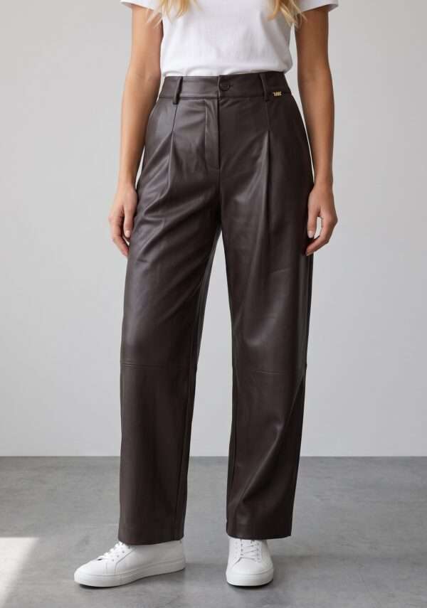MARKUP Pantalone balloon in similpelle