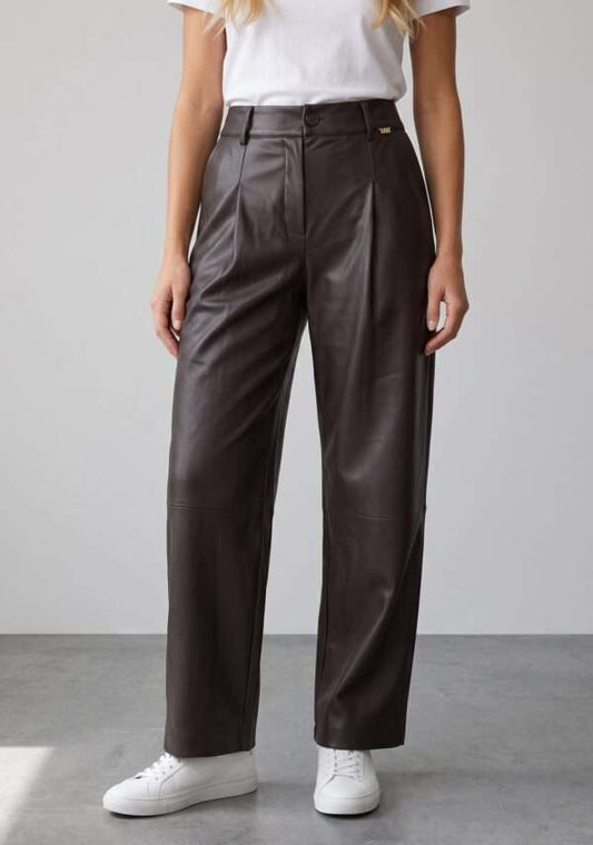 MARKUP Pantalone balloon in similpelle