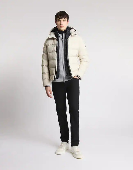 FAY Piumino Double Front in Popeline Calandrato