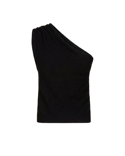 MARKUP Top in maglia asimmetrico