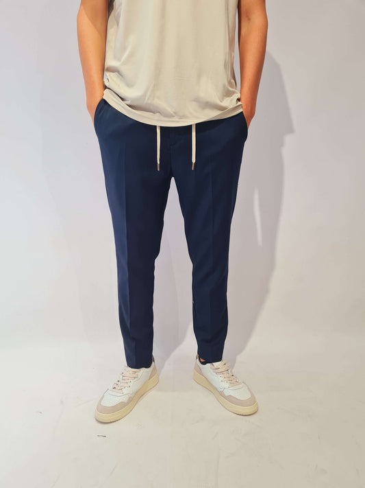 PANTALONE PRIME POLY CON MEZZO ELASTICO E LACCETTI