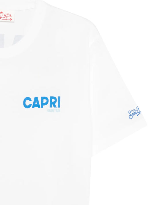 SAINT BARTH T-shirt Portland con stampa Capri habituè