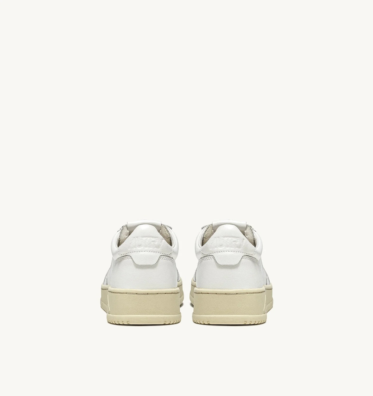 AUTRY SNEAKERS MEDALIST LOW IN PELLE BIANCA