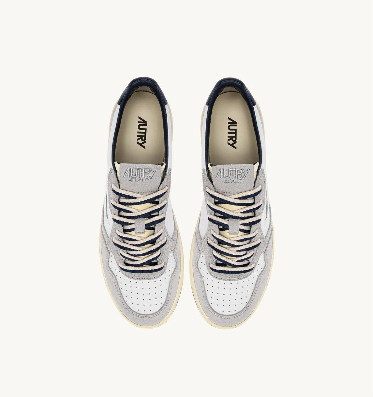 AUTRY SNEAKERS MEDALIST LOW IN SUEDE E PELLE VAPOR E SPACE