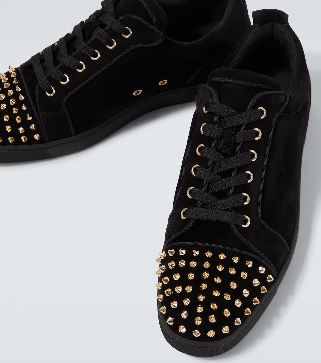 CHRISTIAN LOUBOUTIN Sneakers Louis Junior Spikes in suede