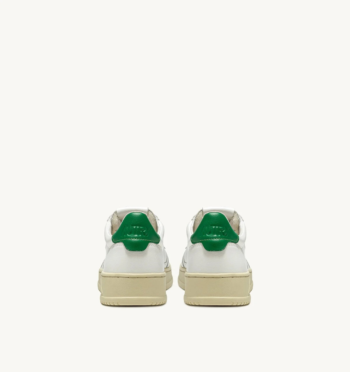 AUTRY SNEAKERS MEDALIST LOW IN PELLE BIANCA E VERDE