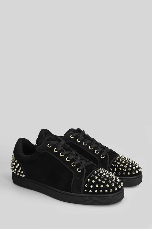 Christian Louboutin SNEAKERS SEAVASTE 2 ORLATO IN CAMOSCIO NERO