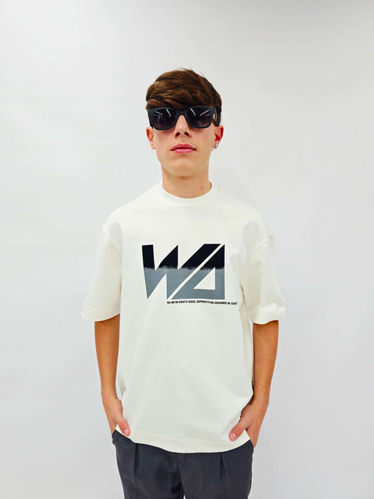 T-SHIRT WHITE OVER