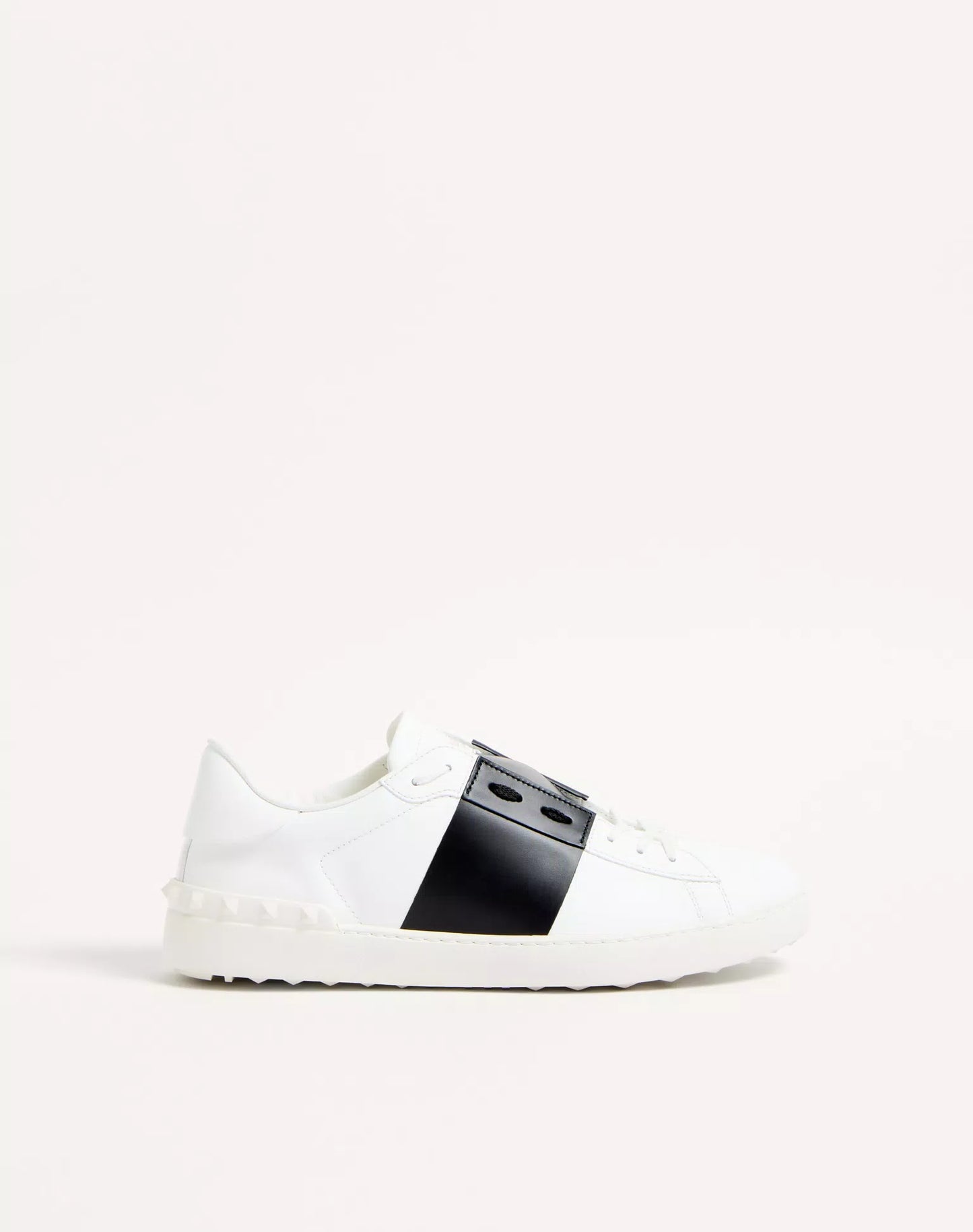 Sneaker Valentino Garavani Open in vitello bianco.