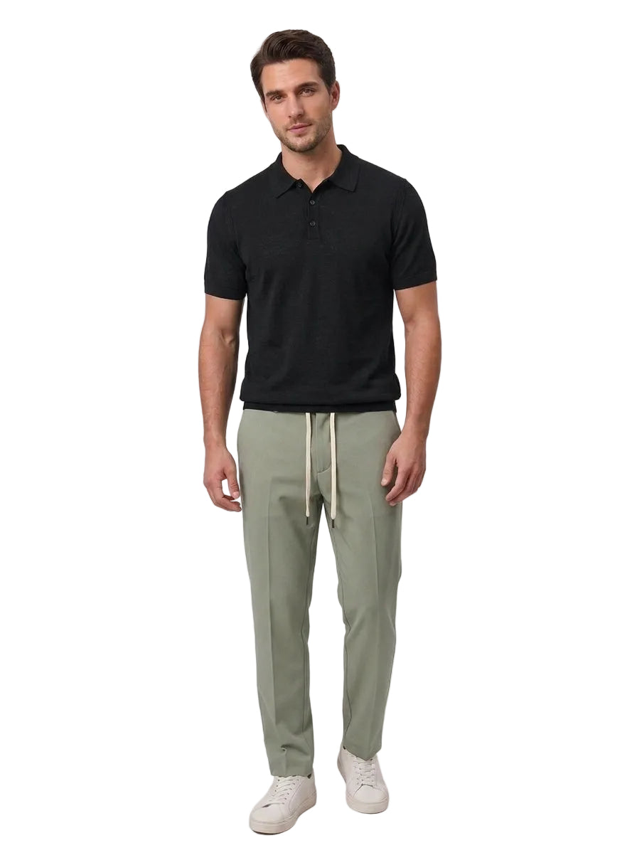 Pantalone Prime con laccetti e mezzo elastico