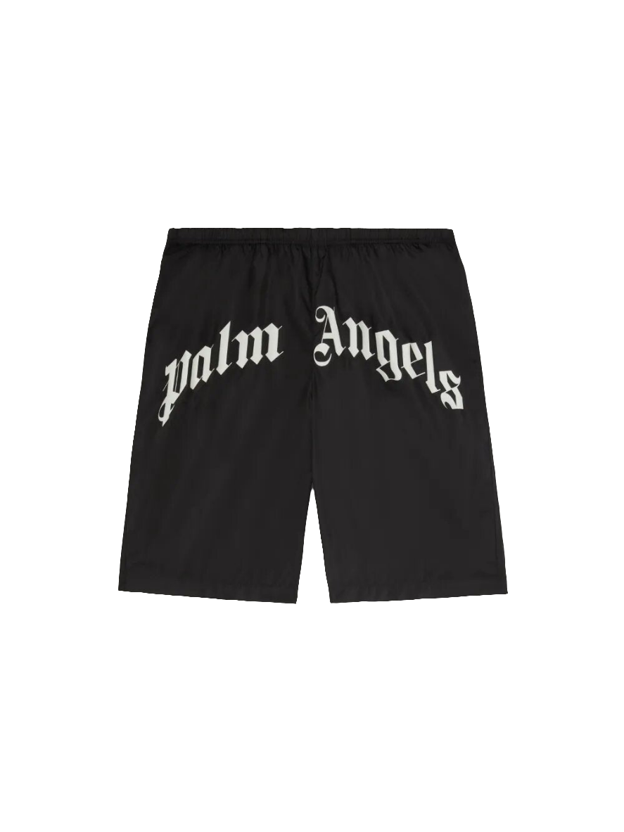 Costume da bagno con Logo curved- PALM ANGELS