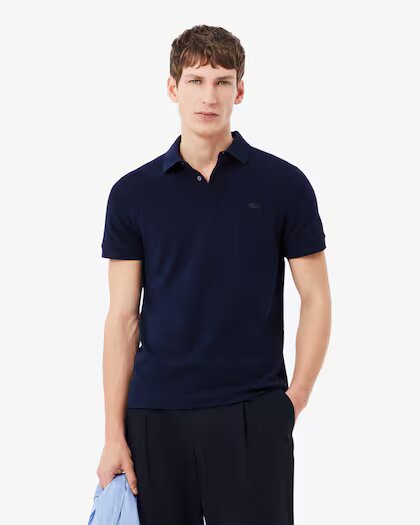 LACOSTE Polo regular fit in piqué elasticizzato Paris