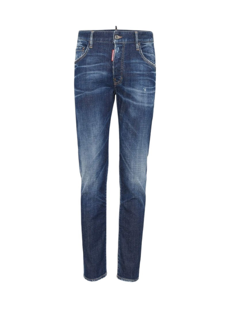 DSQUARED2 Dark Basic Wash Skater Jeans