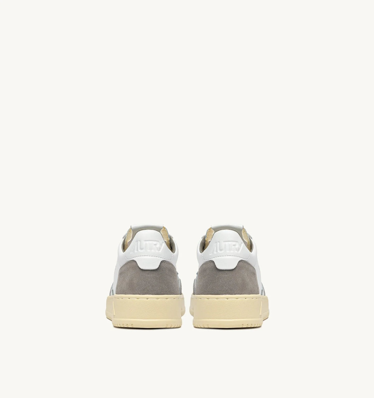 AUTRY SNEAKERS MEDALIST LOW IN PELLE BIANCA E SUEDE VAPOR
