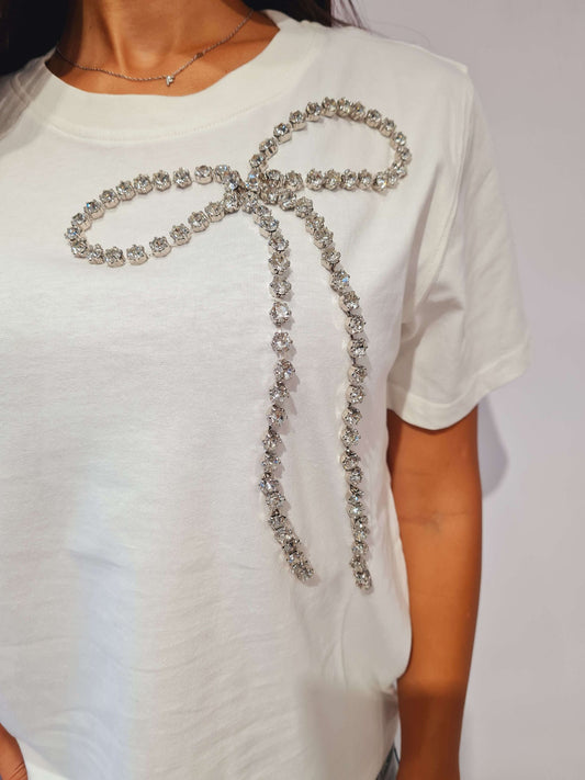 MARKUP T-SHIRT GIRO COLLO IN JERSY