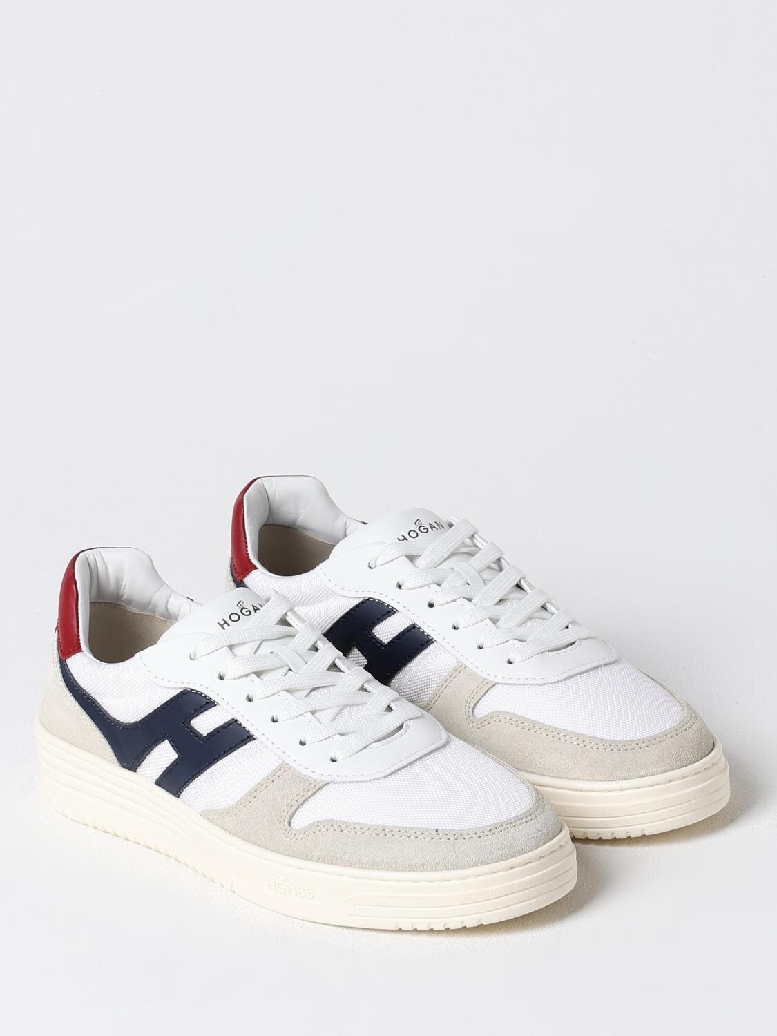 Sneakers Hogan H630 in pelle e canvas
