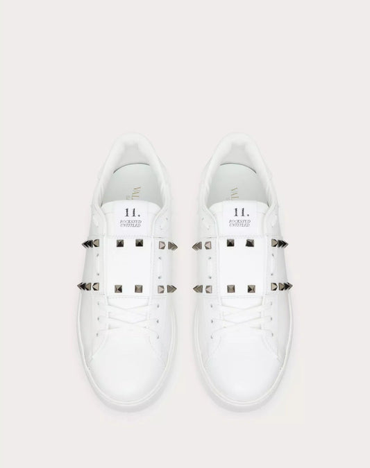 VALENTINO SNEAKER ROCKSTUD UNTITLED IN VITELLO