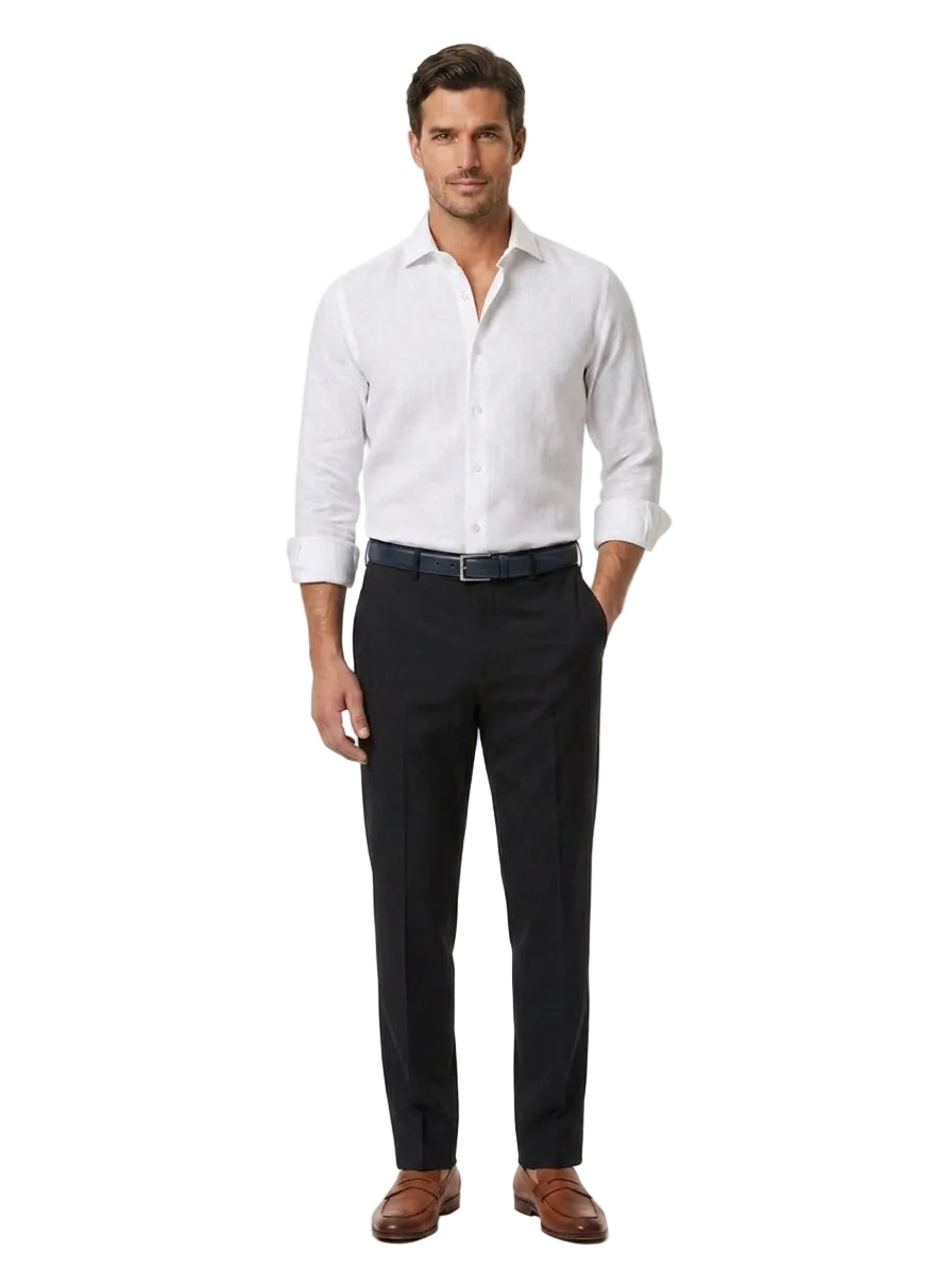 Pantaloni in puro lino MU64