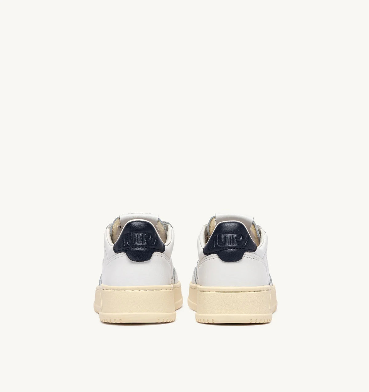 AUTRY SNEAKERS MEDALIST LOW IN PELLE BIANCA E SPACE