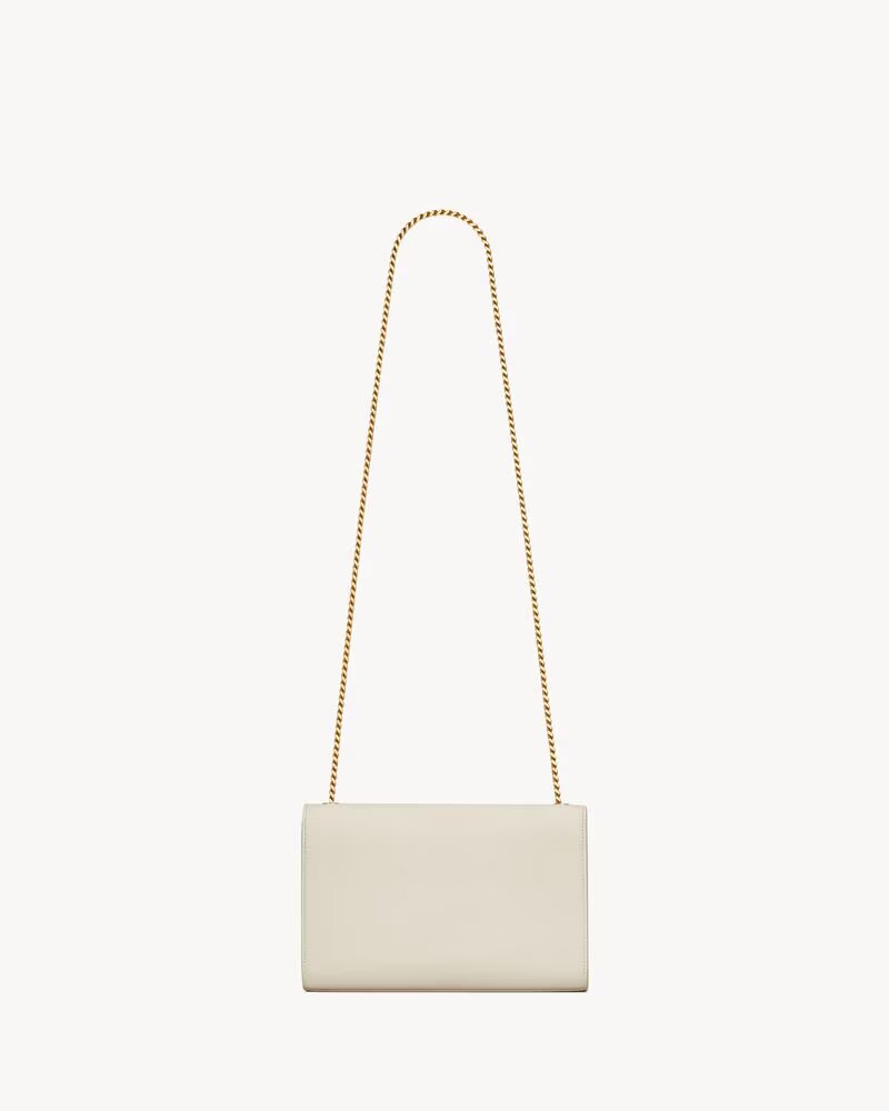 SAINT LAURENT KATE MEDIUM IN PELLE GRAIN DE POUDRE