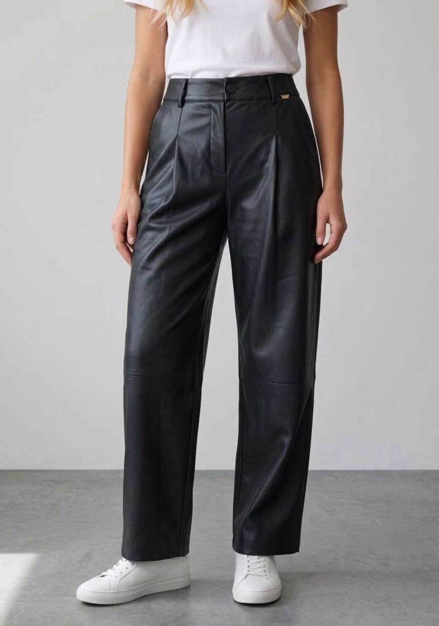 MARKUP Pantalone balloon in similpelle