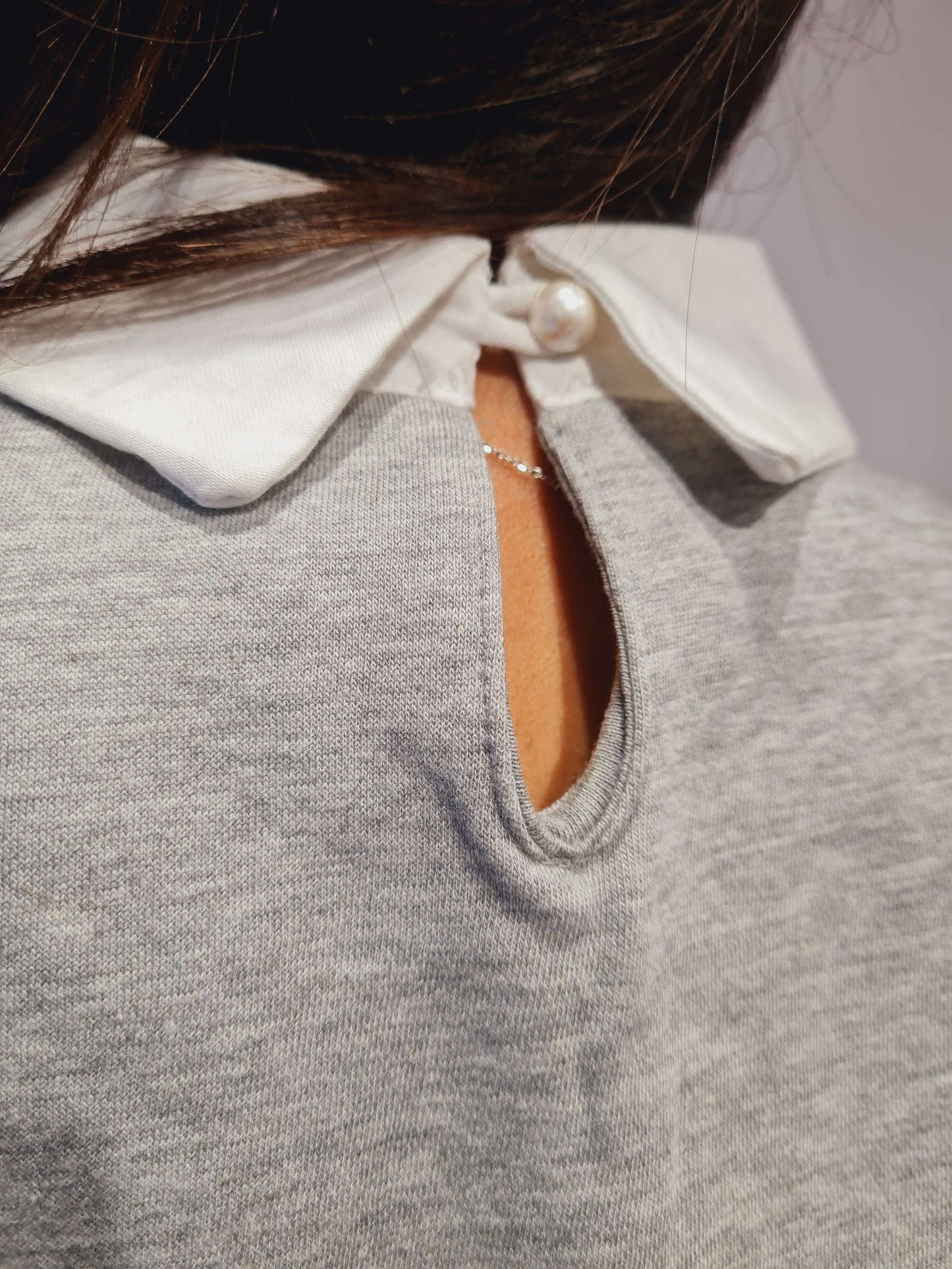 MARKUP FELPA CON COLLO IN POPELINE