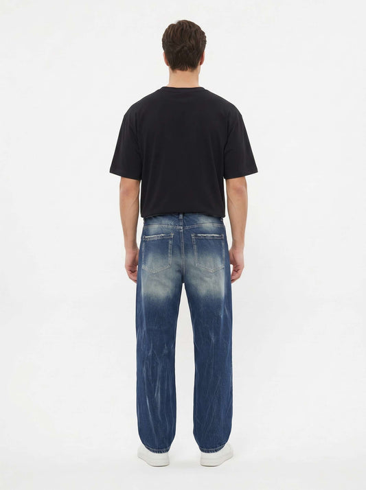 Jeans Uomo FRAPE ONE Baggy con Strappi