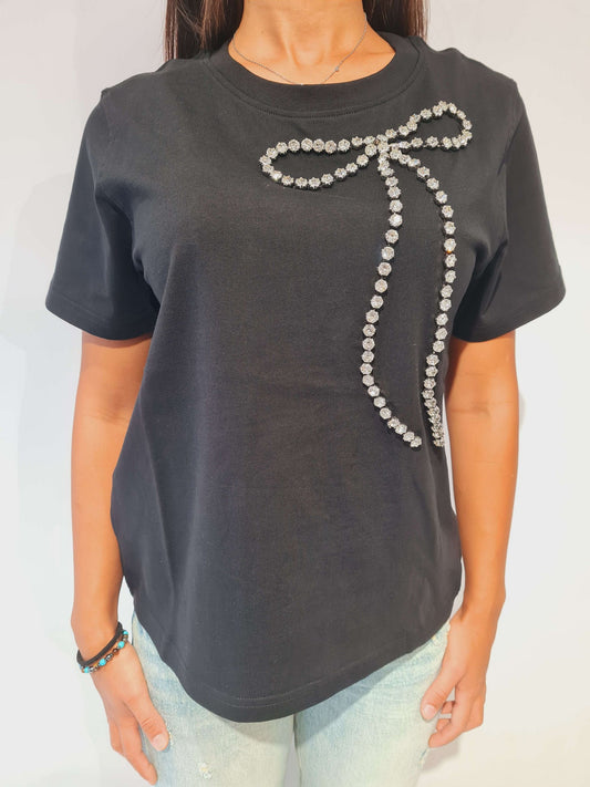 MARKUP T-SHIRT GIRO COLLO IN JERSY