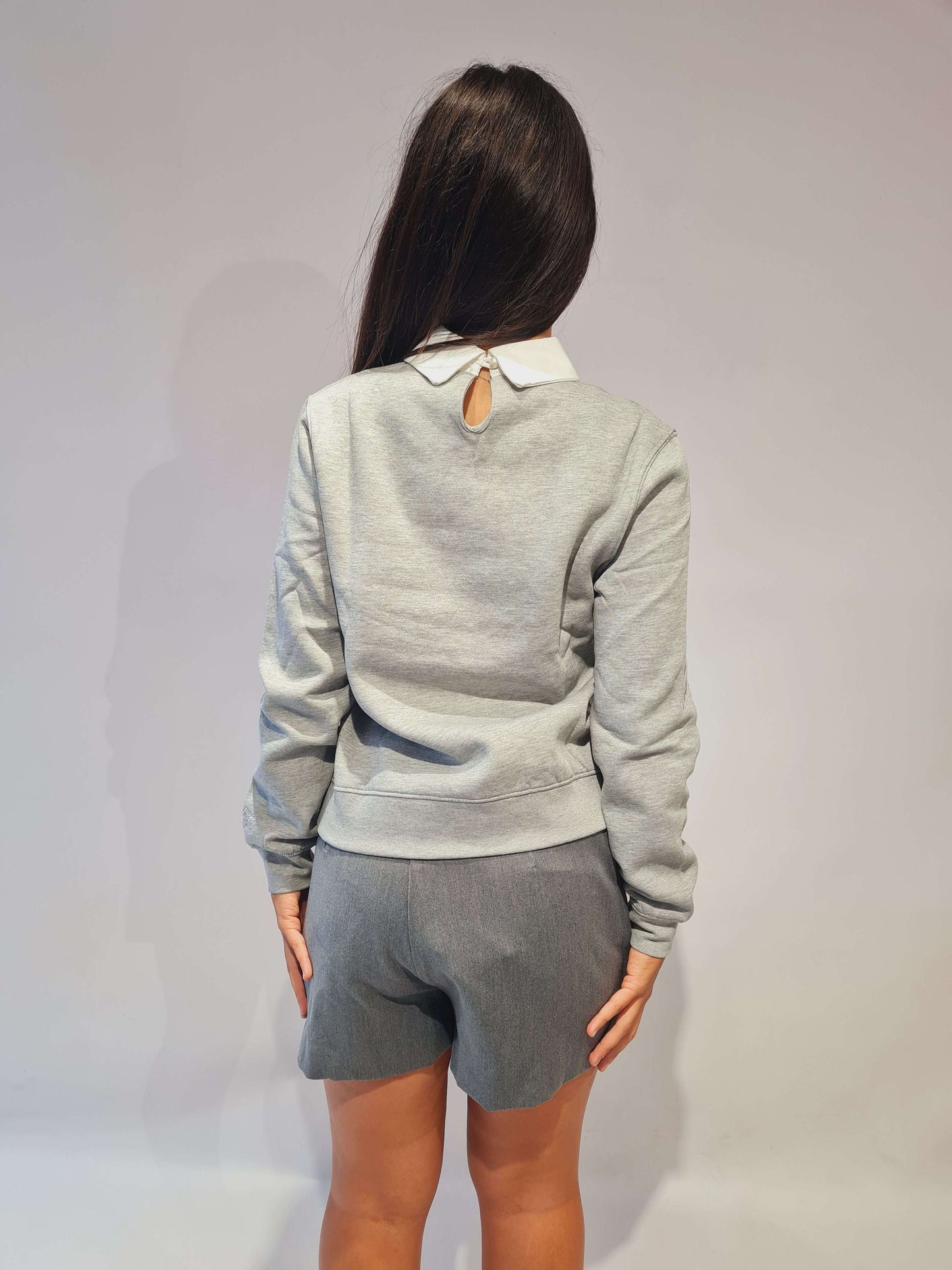 MARKUP FELPA CON COLLO IN POPELINE