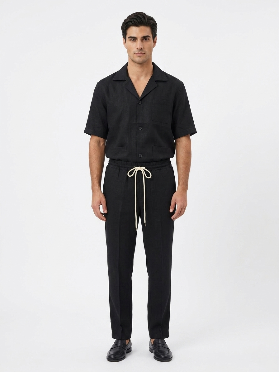 Pantaloni in lino Brian Rush