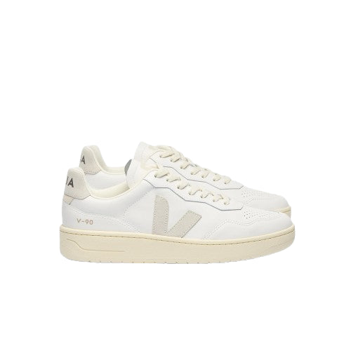 VEJA V-90 LEATHER WHITE NATURAL
