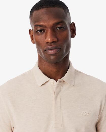 LACOSTE Polo regular fit in piqué elasticizzato Paris