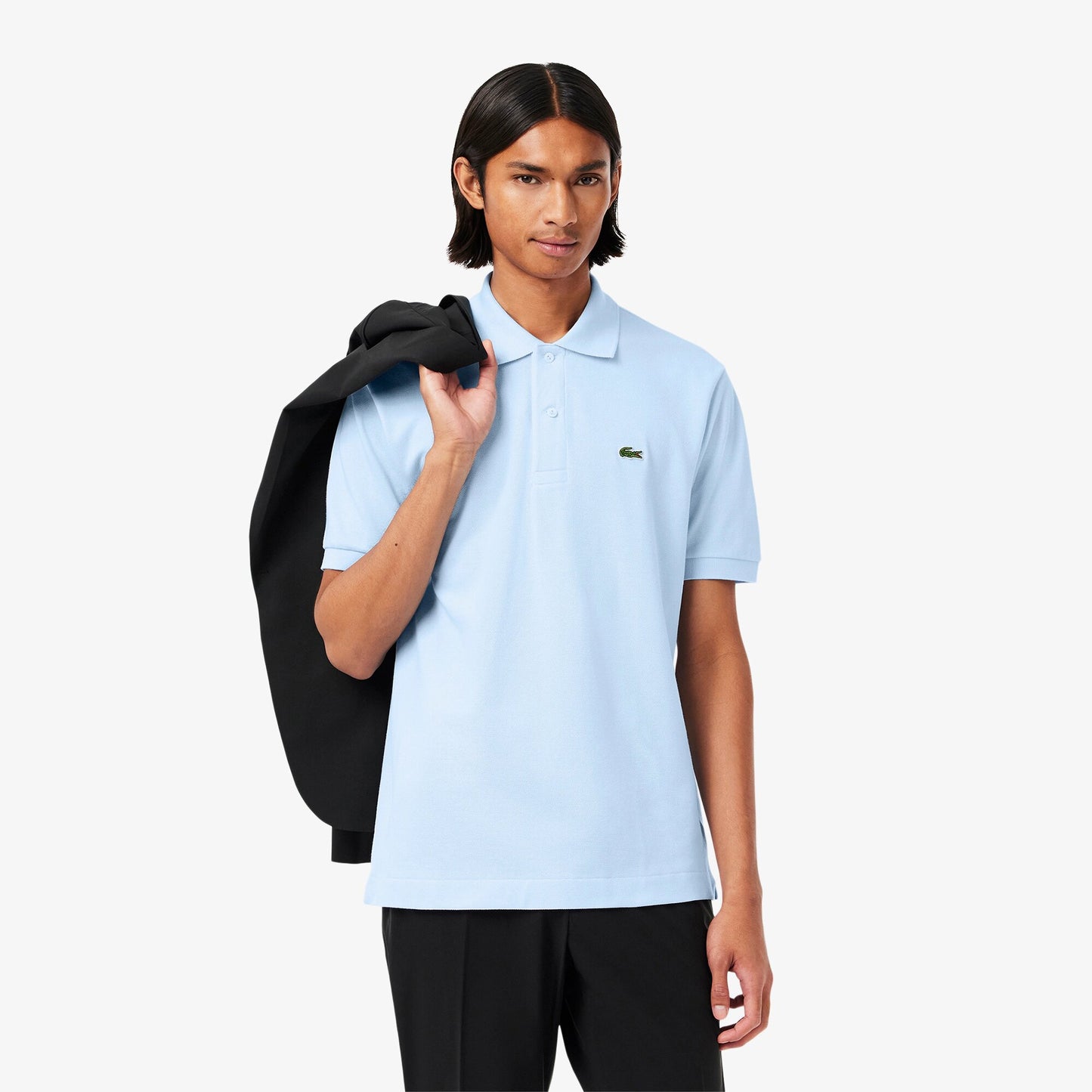 Polo dal taglio classico in piqué L.12.12 Original Maniche Corte - Blu / Azzurro - Lacoste