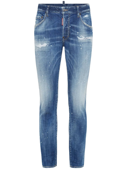 DSQUARED2 DENIM BLU SKATER