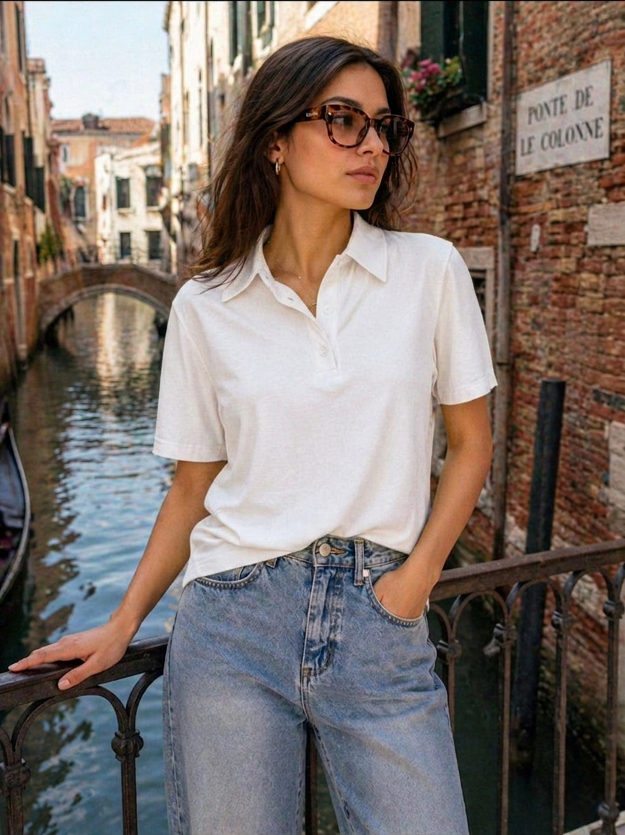 Polo in cotone di qualità superiore del brand EIKI