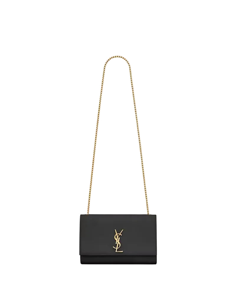 SAINT LAURENT KATE MEDIUM IN PELLE GRAIN DE POUDRE