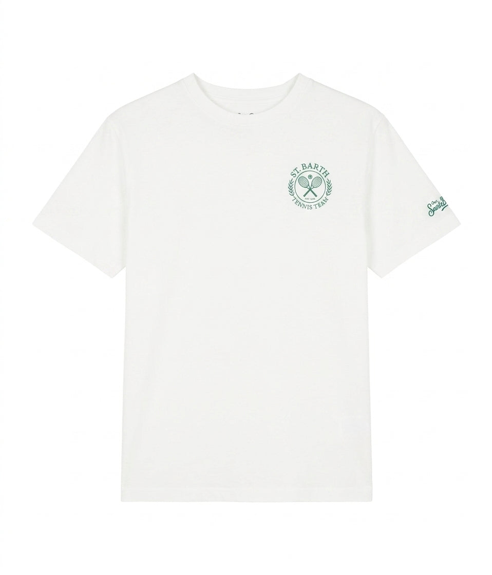 SAINT BARTH T-shirt Portland con stampa Tennis team
