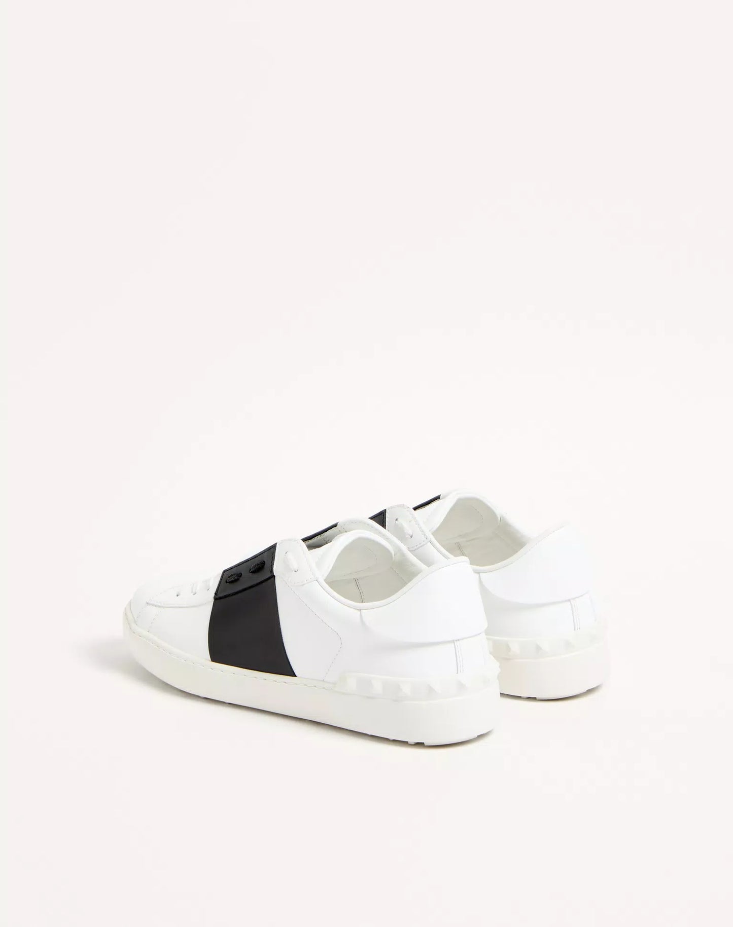 Sneaker Valentino Garavani Open in vitello bianco.