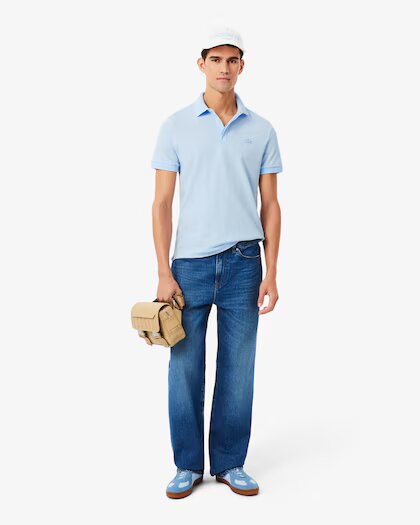 LACOSTE Polo regular fit in piqué elasticizzato Paris