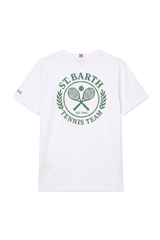 SAINT BARTH T-shirt Portland con stampa Tennis team