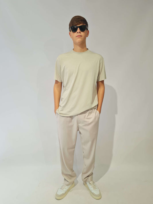 PANTALONE CON ELASTICO VESTIBILITA LARGA