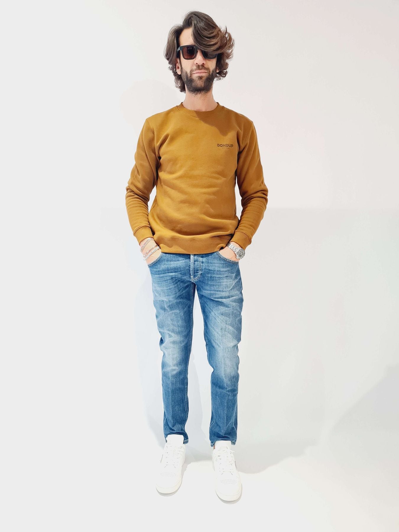 DONDUP Felpa regular girocollo