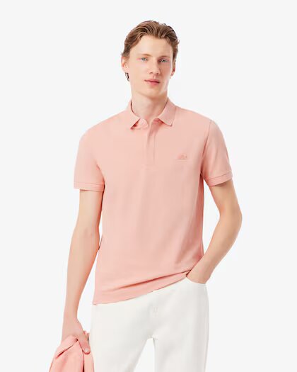 LACOSTE Polo regular fit in piqué elasticizzato Paris