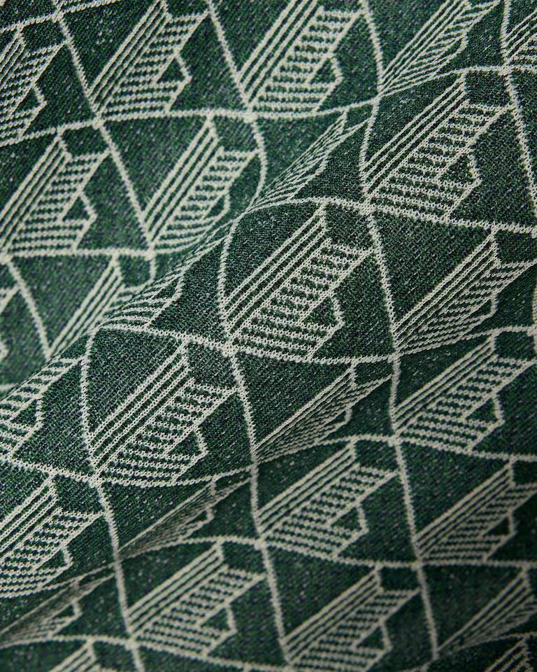 LACOSTE Polo dal taglio classico in jacquard con monogramma